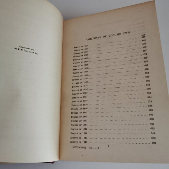 1900s Nineteenth Century and After Vol 2: Vintage History Book 1822-1860 Antique - Picture 6 of 12